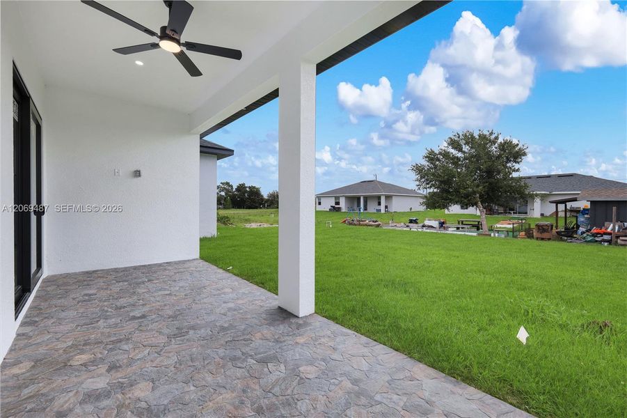 Exterior details and patio area of a home in , Lehigh Acres (Image 4).