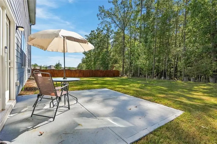 Exterior details and patio area of a home in , Braselton (Image 22). Exterior details and patio area of a home in , Braselton (Image 22).