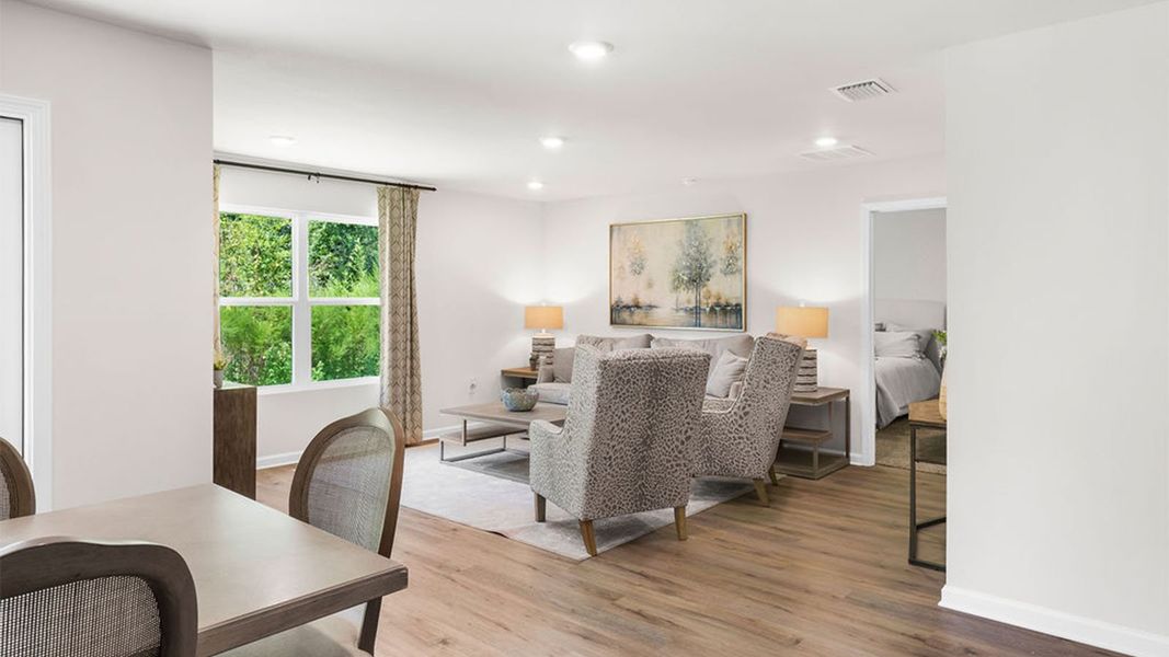 Furnished interior view inside a new home in Wesley Park, Crawfordville (Image 25).