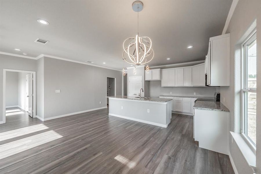 Furnished interior view inside a new home in , Fort Worth (Image 12).