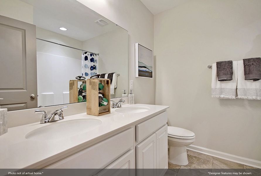 Furnished interior view inside a new home in Langdon Preserve, Angier (Image 16).