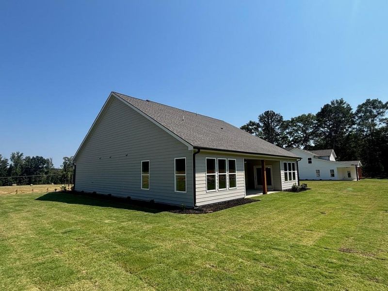 Exterior details and patio area of a home in Pinegate, Covington (Image 19).