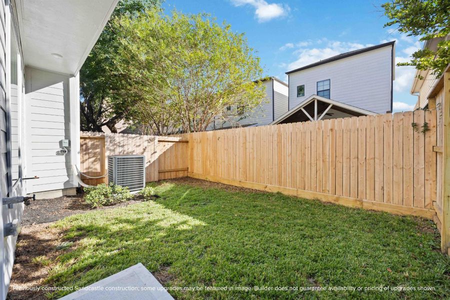 A right-sized green space—perfect for pets, grilling, or just soaking up some sun. This low-maintenance yard gives you space without the hassle. A right-sized green space—perfect for pets, grilling, or just soaking up some sun. This low-maintenance yard gives you space without the hassle.