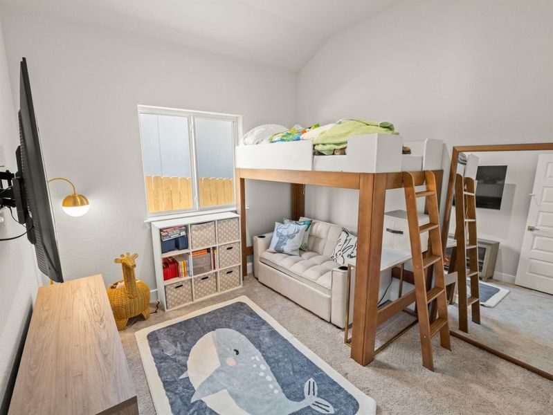 Furnished interior view inside a new home in The Colony, Bastrop (Image 12). Furnished interior view inside a new home in The Colony, Bastrop (Image 12).