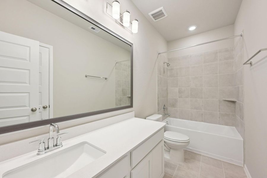 Furnished interior view inside a new home in Kemah Crossing - Luxe Series, Kemah (Image 30). Furnished interior view inside a new home in Kemah Crossing - Luxe Series, Kemah (Image 30).