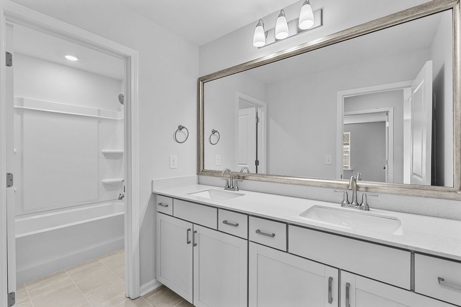 Furnished interior view inside a new home in Hanes Lake, Winston-Salem (Image 16).