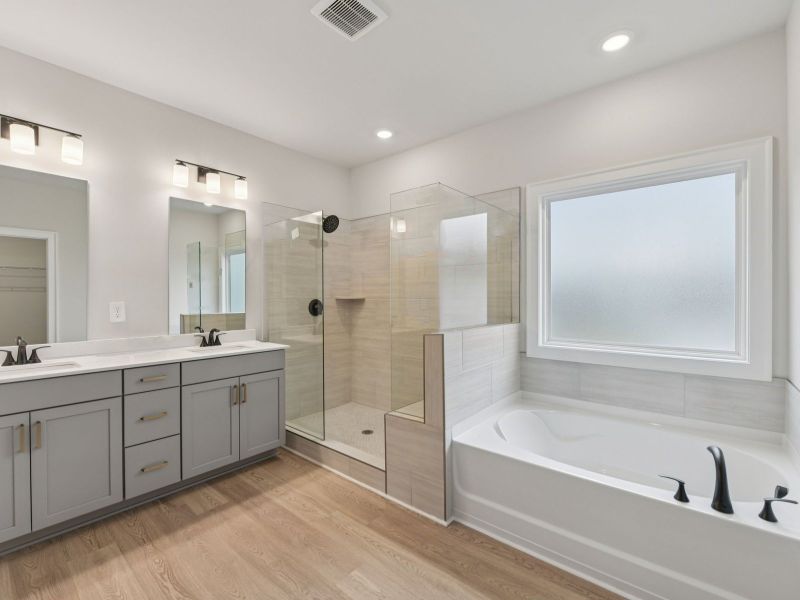 Furnished interior view inside a new home in Vines at Mill Creek - Legacy Series, Braselton (Image 11).