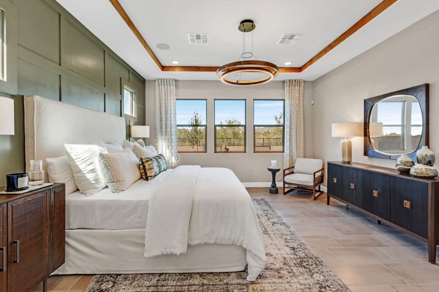 Representative furnished interior of a home built from the Hibiscus by Mattamy Homes in Tavira at Twin Peaks, Oro Valley (Image 17).
