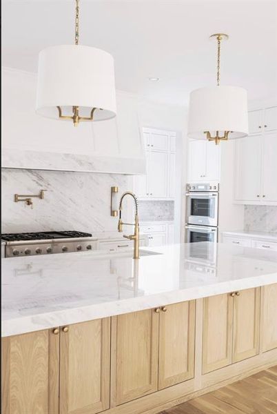 Close-up of interior finishes inside a home in , Dallas (Image 8).