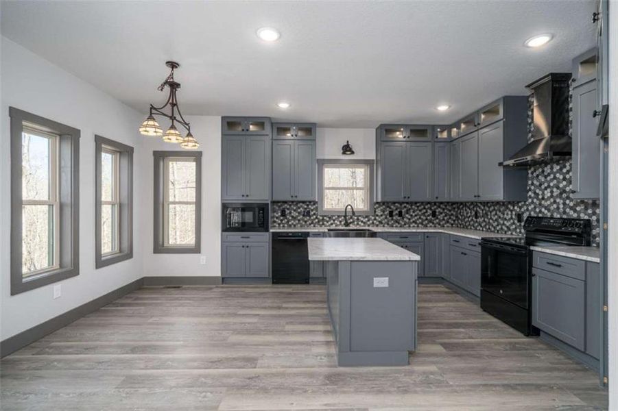 Furnished interior view inside a new home in , Talking Rock (Image 13).