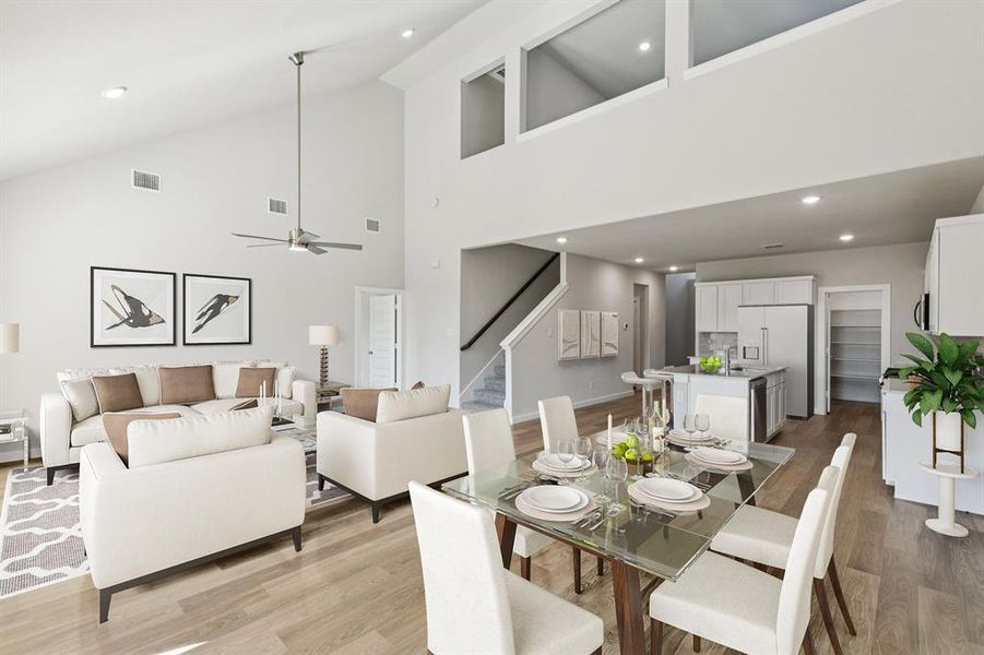 Open Floor Plan in the Winters home plan by Trophy Signature Homes – REPRESENTATIVE PHOTO Open Floor Plan in the Winters home plan by Trophy Signature Homes – REPRESENTATIVE PHOTO