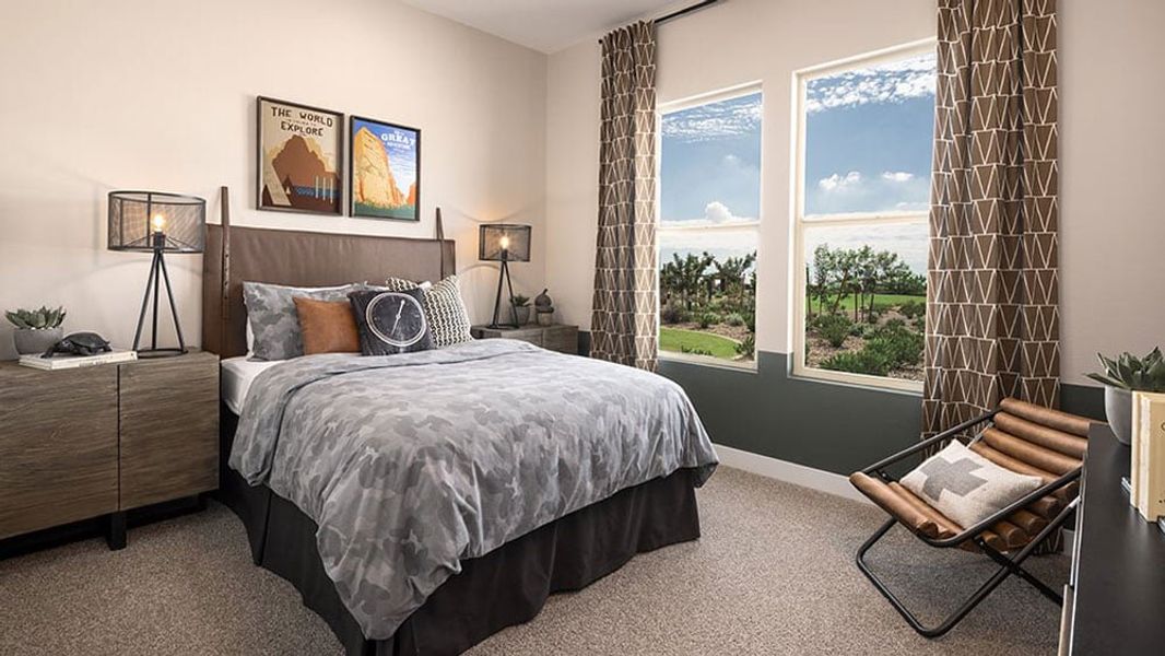 Representative furnished interior of a home built from the Albany by Taylor Morrison in Combs Ranch, Queen Creek (Image 12). Representative furnished interior of a home built from the Albany by Taylor Morrison in Combs Ranch, Queen Creek (Image 12).