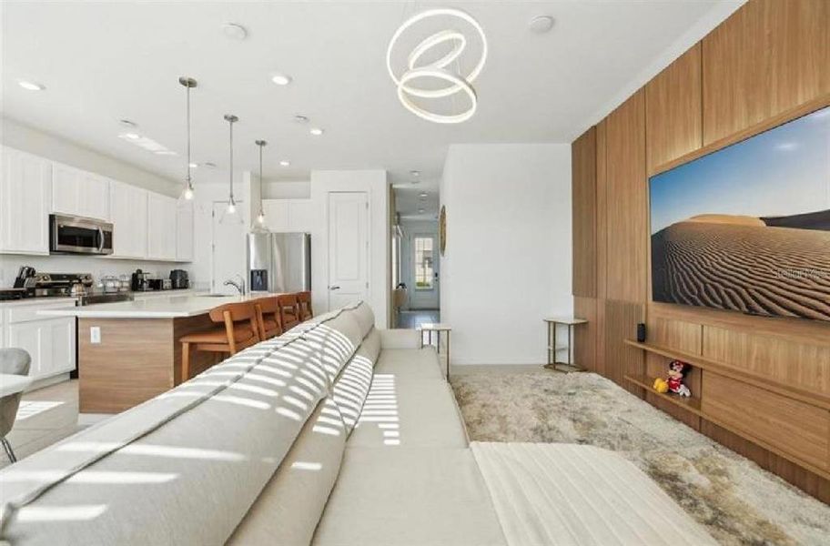 Furnished interior view inside a new home in , Davenport (Image 8).