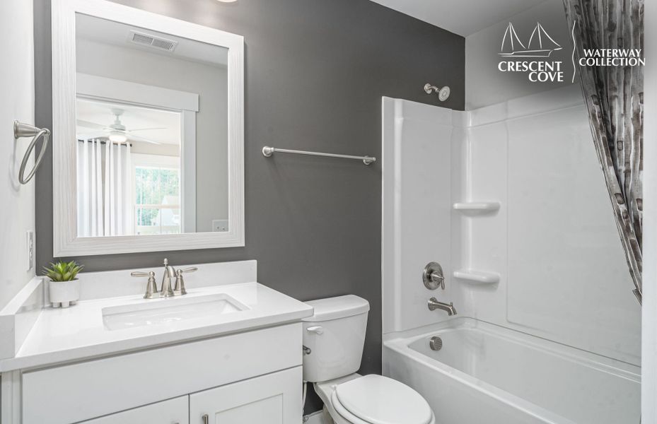 Representative furnished interior of a home built from the Woodward - Waterway Collection by Pulte Homes in Crescent Cove, Myrtle Beach (Image 10).