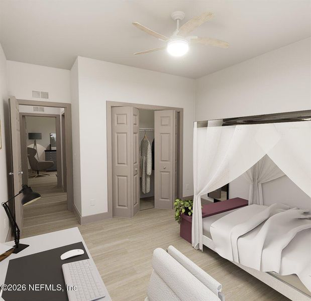 Furnished interior view inside a new home in , Jacksonville (Image 15).