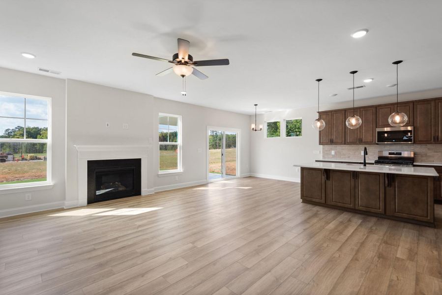 Spacious, unfurnished interior of a new home in Hayes Village, Greensboro (Image 16).