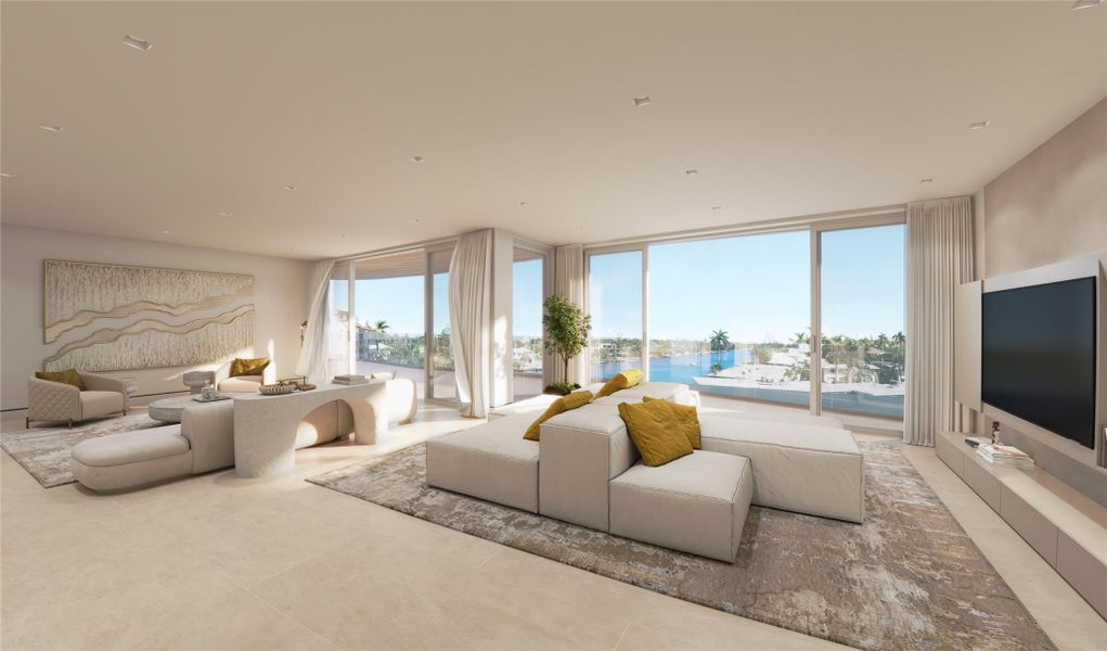 Furnished interior view inside a new home in , Fort Lauderdale (Image 11). Furnished interior view inside a new home in , Fort Lauderdale (Image 11).