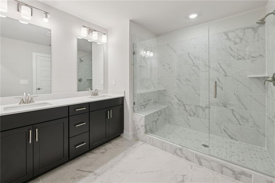 Furnished interior view inside a new home in Martin Springs - Highland Series, Lawrenceville (Image 8).