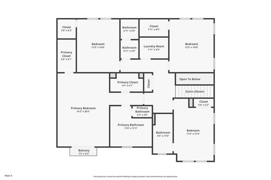 2D floor plan layout of this home in , Cumming, GA (Image 5).