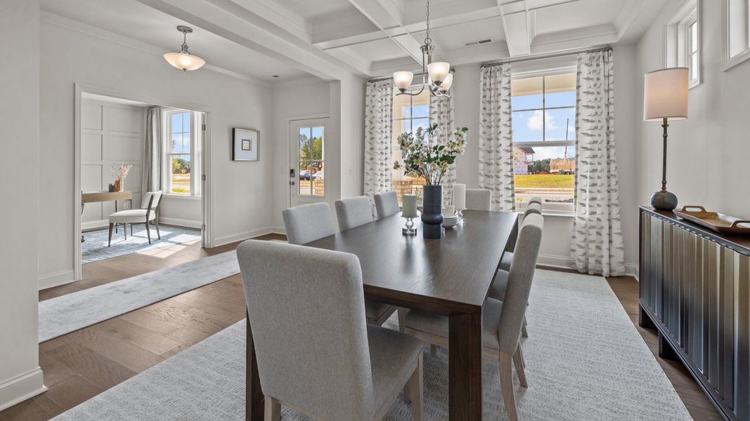 The Townsend Plan by DRB Homes in McBride Indian Trail NC -Dining