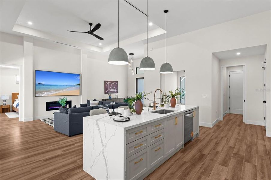 Furnished interior view inside a new home in , Port Charlotte (Image 10).