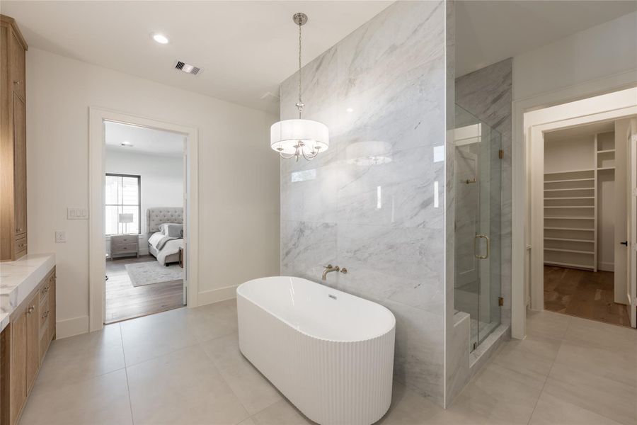 Furnished interior view inside a new home in , Houston (Image 28).