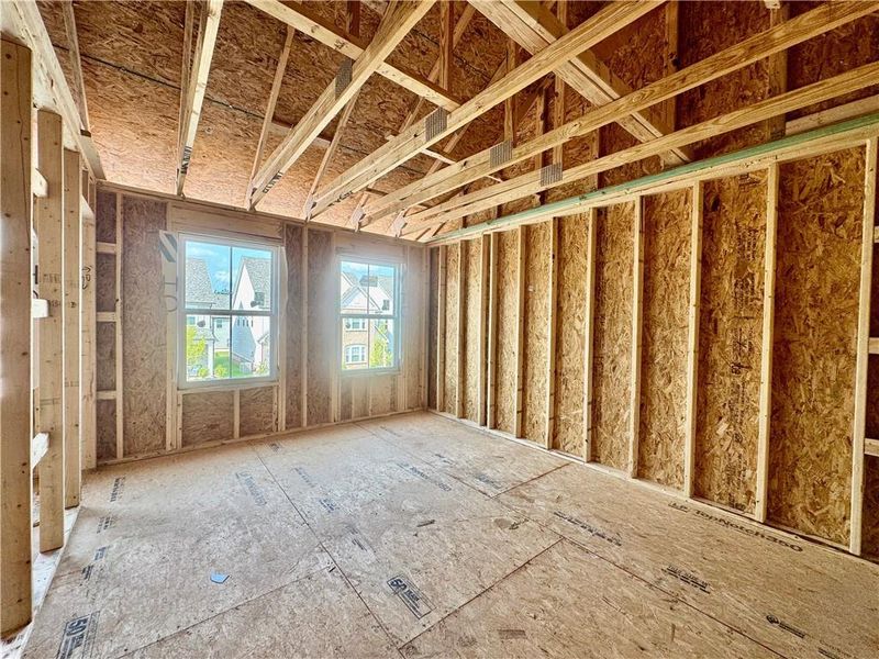 In-progress construction of a new home in Eastlyn Crossing, Flowery Branch, GA (Image 8).