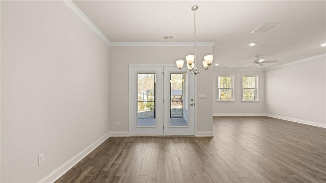 Spacious, unfurnished interior of a new home in Oak Ridge Meadows - Active Adult, Locust Grove (Image 14). Spacious, unfurnished interior of a new home in Oak Ridge Meadows - Active Adult, Locust Grove (Image 14).