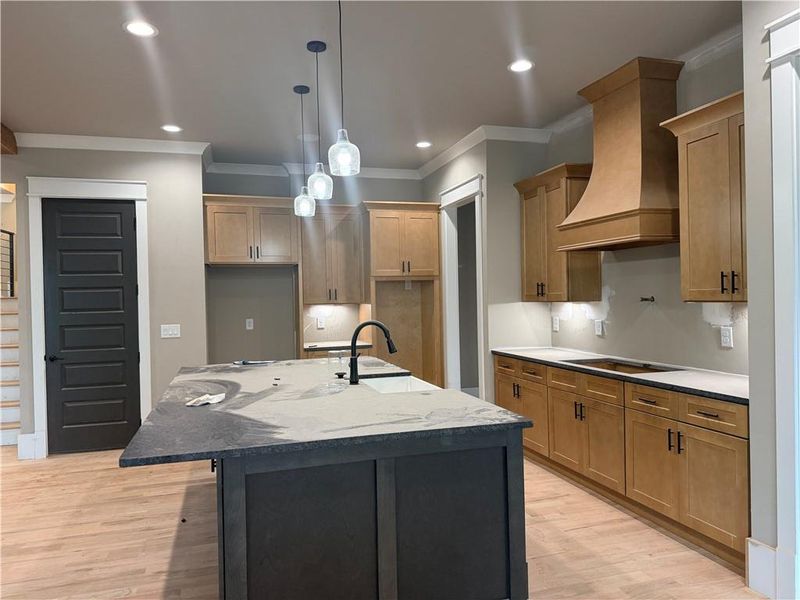 Furnished interior view inside a new home in , Flowery Branch (Image 12).