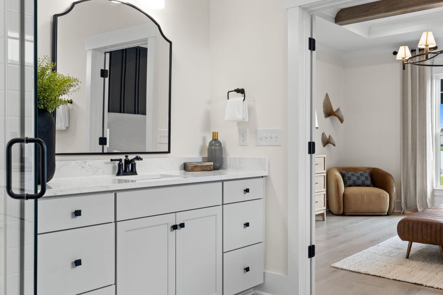 Representative furnished interior of a home built from the Vanderbilt by Pulte Homes in Indigo Bay, Myrtle Beach (Image 7). Representative furnished interior of a home built from the Vanderbilt by Pulte Homes in Indigo Bay, Myrtle Beach (Image 7).