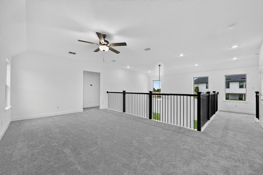 Spacious, unfurnished interior of a new home in The Ranch at Uptown Celina, Celina (Image 26). Spacious, unfurnished interior of a new home in The Ranch at Uptown Celina, Celina (Image 26).