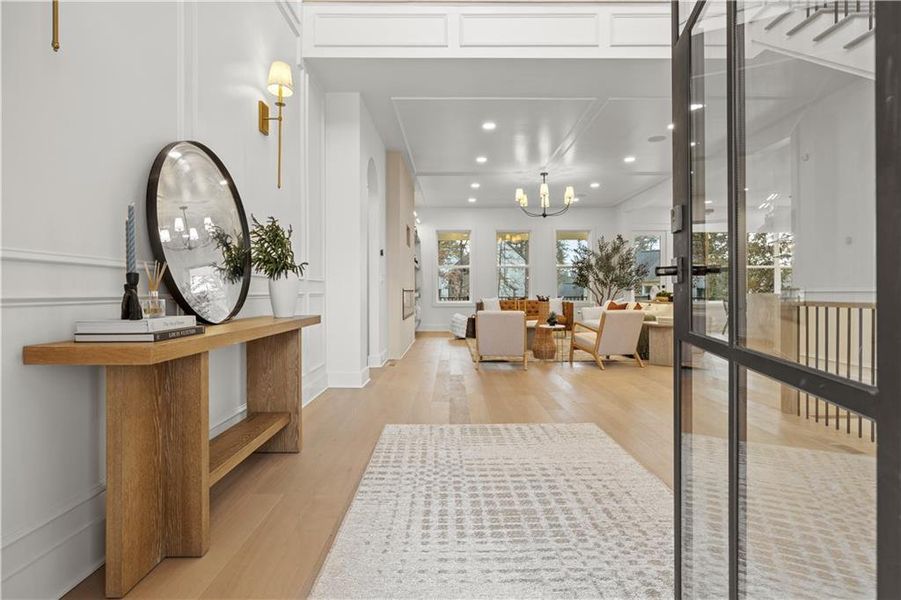 Furnished interior view inside a new home in , Johns Creek (Image 7).