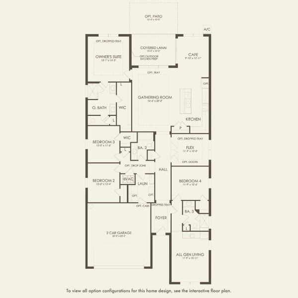 2D floor plan layout for the Concord by Pulte Homes in Lakehaven Estates, Clermont, FL (Image 4). 2D floor plan layout for the Concord by Pulte Homes in Lakehaven Estates, Clermont, FL (Image 4).