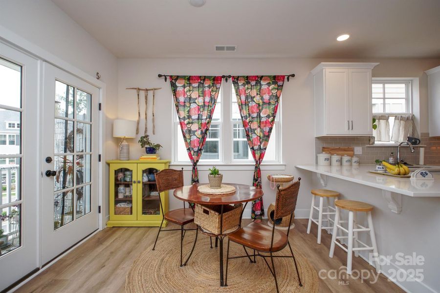 Kitchen, Dining, and Patio