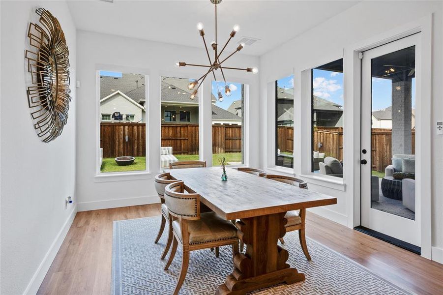 Furnished interior view inside a new home in , Prosper (Image 5).