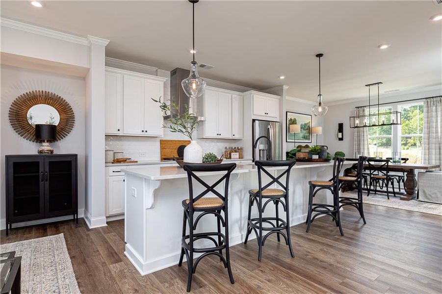 Furnished interior view inside a new home in , Powder Springs (Image 8).