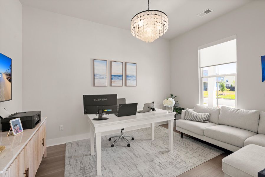 Furnished interior view inside a new home in Carnes Crossroads, Summerville (Image 12).