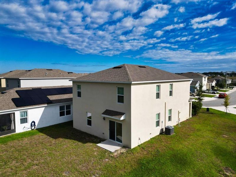 Exterior details and patio area of a home in Cascades, Davenport (Image 4). Exterior details and patio area of a home in Cascades, Davenport (Image 4).