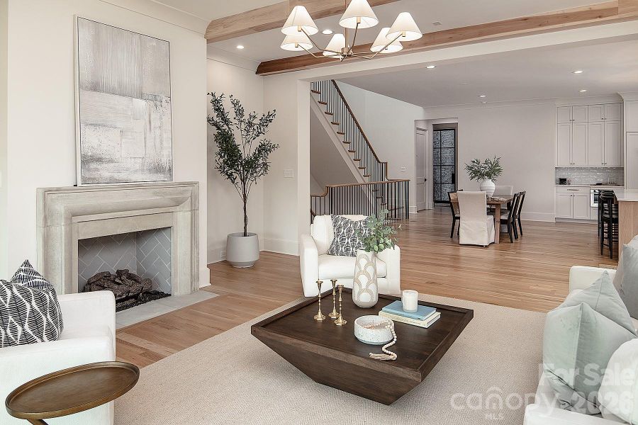 Furnished interior view inside a new home in , Charlotte (Image 28).