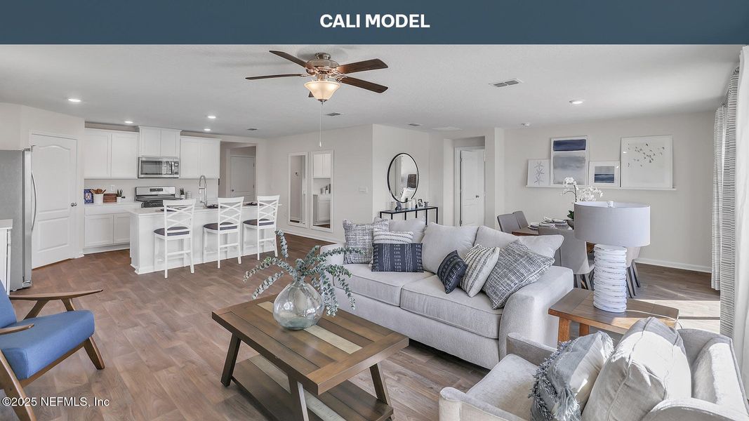 Furnished interior view inside a new home in The Arbors, Jacksonville (Image 8).