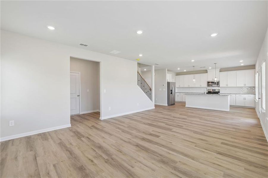 Spacious, unfurnished interior of a new home in Preserve at Mountain Creek, Pendergrass (Image 31).