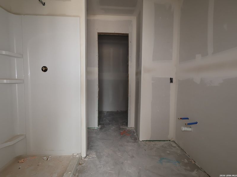 In-progress construction of a new home in Hickory Ridge, Elmendorf, TX (Image 32).