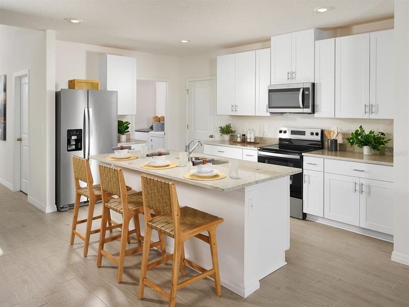 Furnished interior view inside a new home in Coasterra - Premier Series, Palmetto (Image 6).