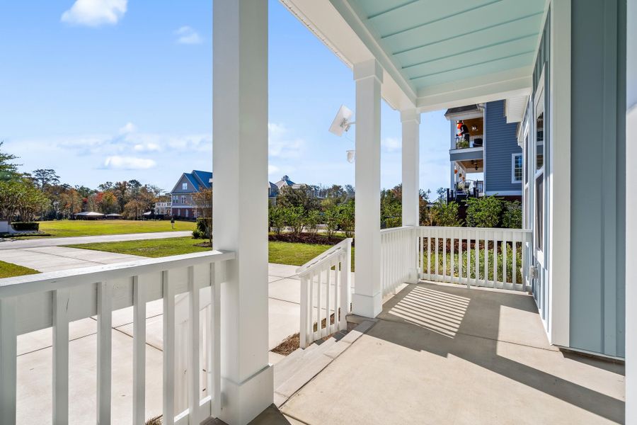Exterior details and patio area of a home in Horry County Homes, Conway (Image 2). Exterior details and patio area of a home in Horry County Homes, Conway (Image 2).