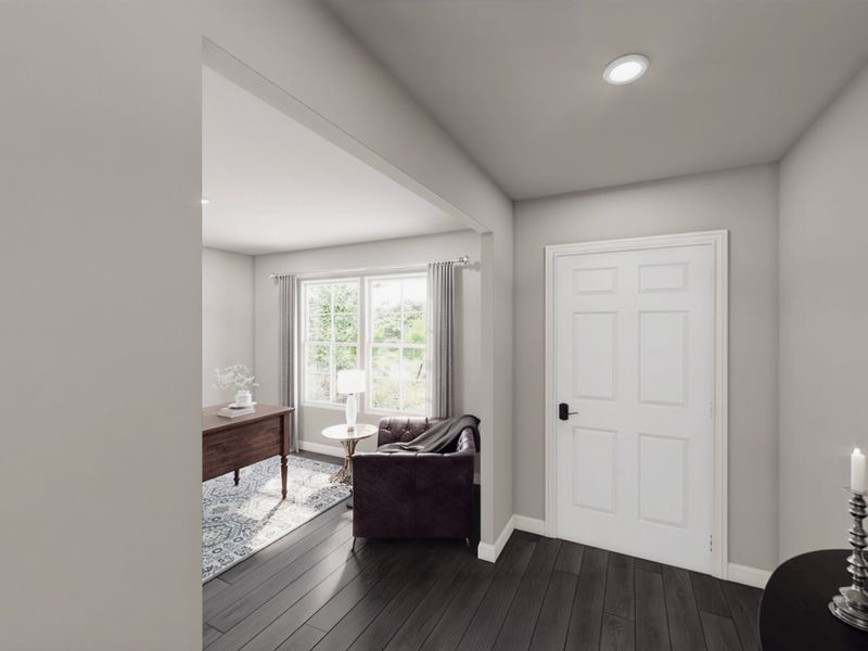 Representative furnished interior of a home built from the Jefferson by National HomeCorp in Lincolnton, Lincolnton (Image 9).