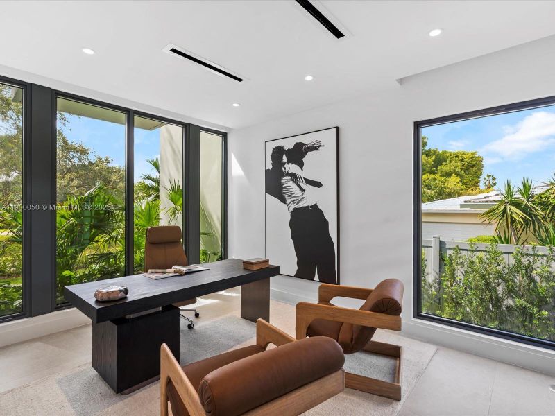 Furnished interior view inside a new home in , Miami Shores (Image 12).