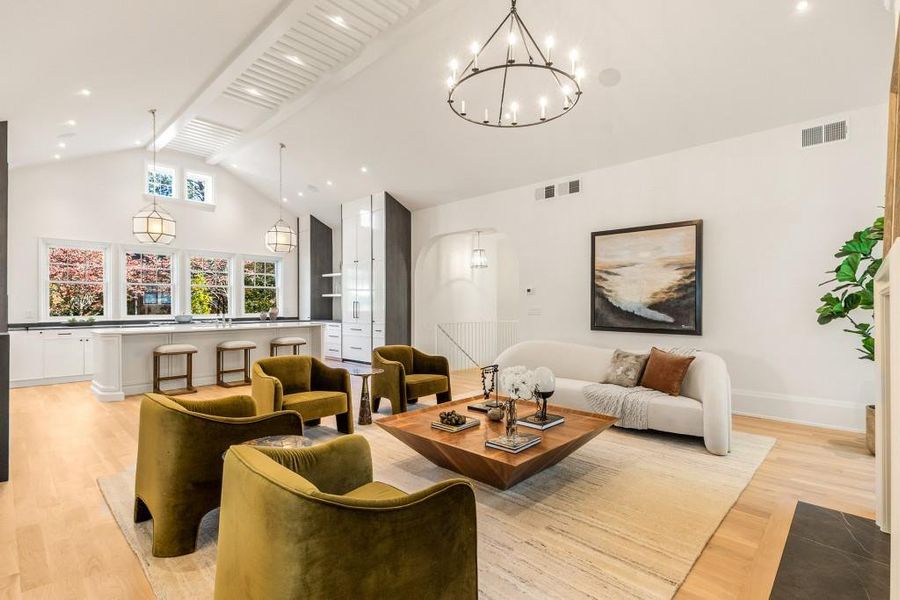 Furnished interior view inside a new home in , Atlanta (Image 9).