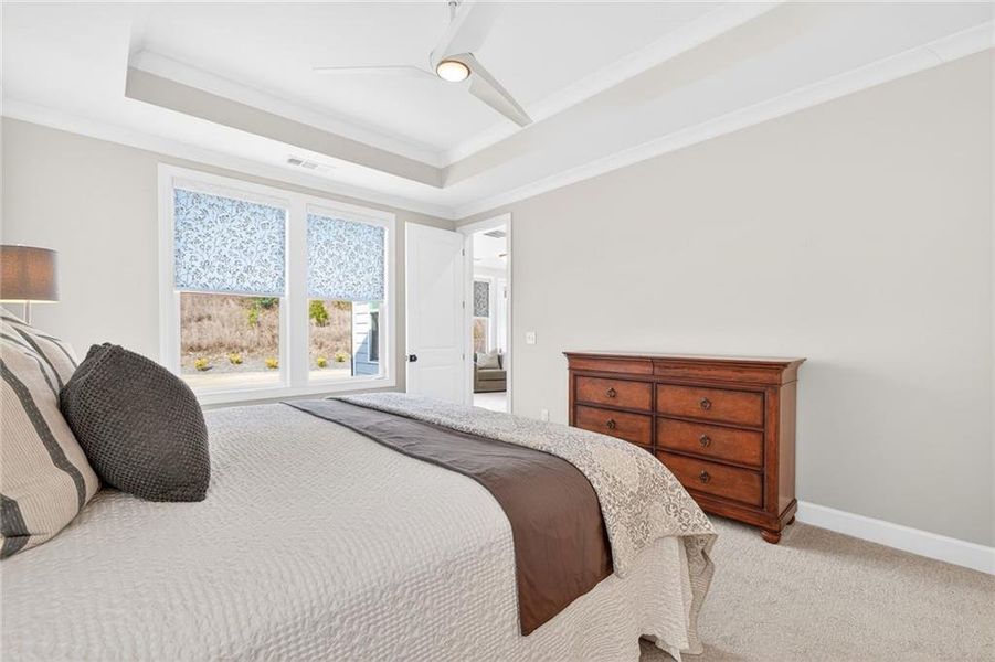 Furnished interior view inside a new home in , Hoschton (Image 15).