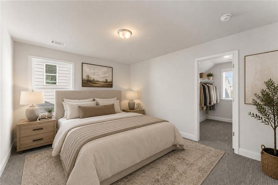 Furnished interior view inside a new home in Clark Farms, Flowery Branch (Image 11).