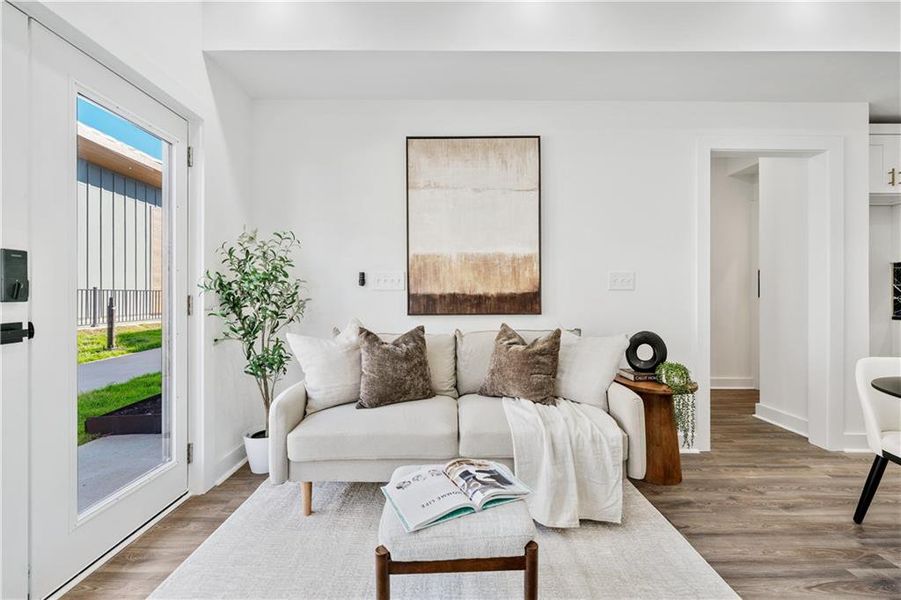 Furnished interior view inside a new home in , Union City (Image 13).